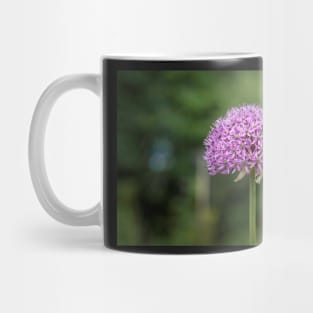 Lonely allium blooming Mug